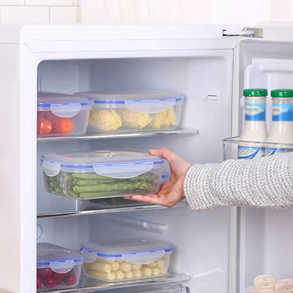 Lunchbox i plast för barn 6 storlekar - Miljövänlig, mikrovågssäker, tät.