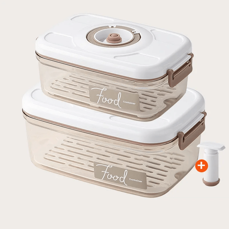 Vakuumförpackade förvaringslådor Packa 2 Lådor L