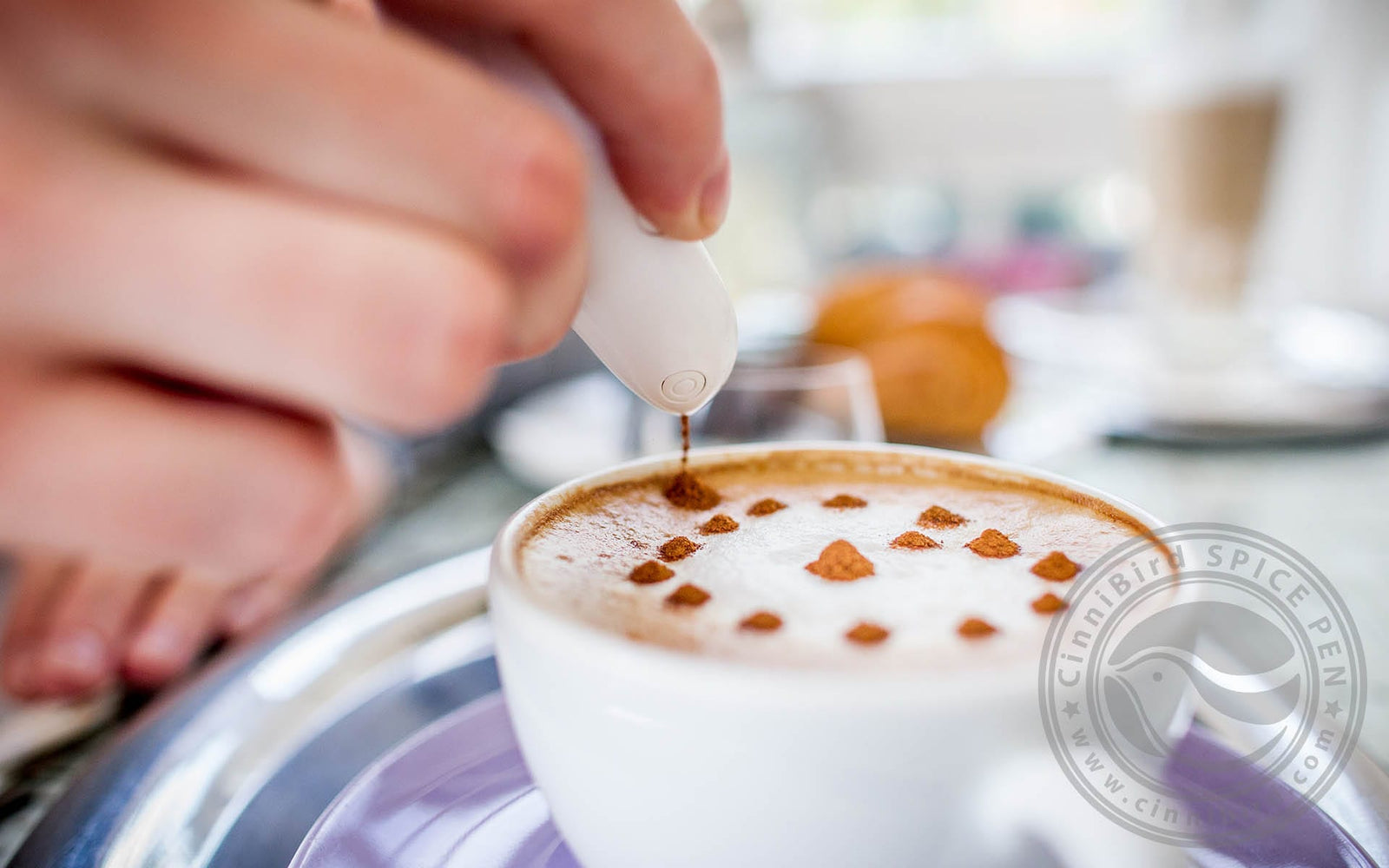 Coffee Pen för att dekorera ditt kaffe