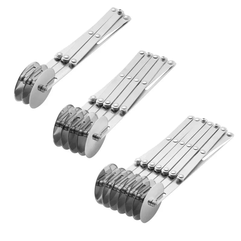 Degrafer i rostfritt stål 3/5/7 hjul - Ett oupphörligt redskap för bakning