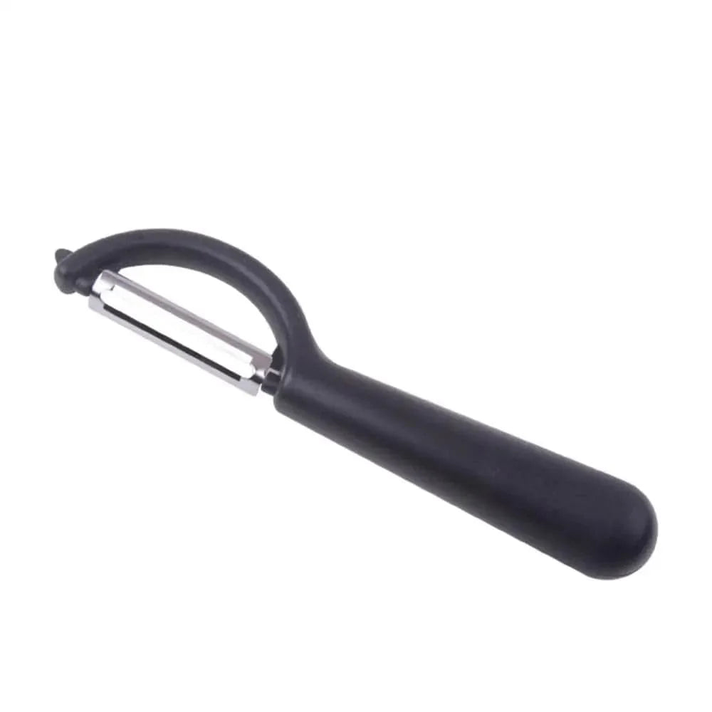 Multifunktionell grönsaksskalare i rostfritt stål - Praktiskt köksredskapTabellrad - Premiumkvalitet svart