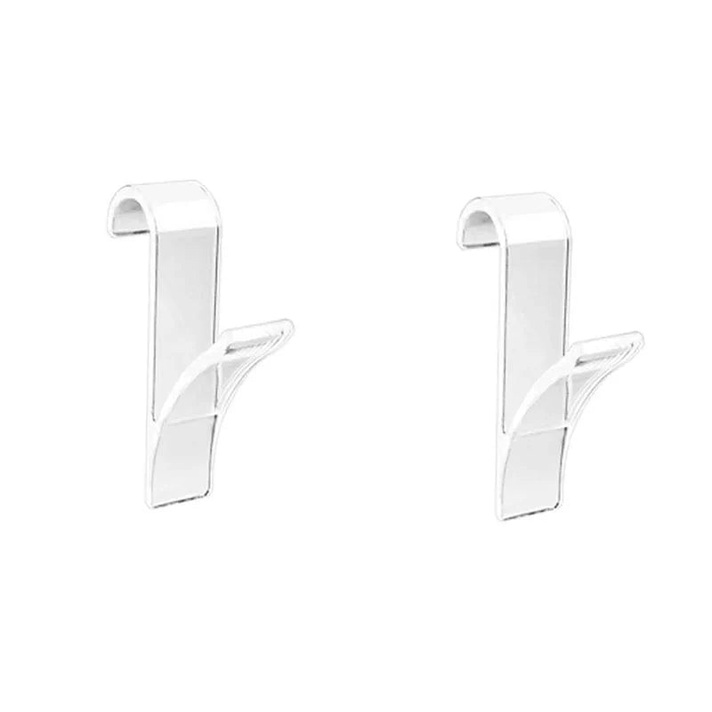 Organisatör för badrumsradiator i vit transparent - Klädhängare Miljövänlig Transparent 2 st