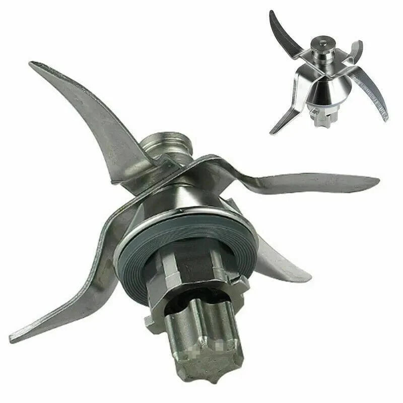 Ersättningsblad i rostfritt stål för Vorwerk Thermomix TM31, snabb och tyst drift, lämplig för daglig användning i TM31 serie 6 brun.