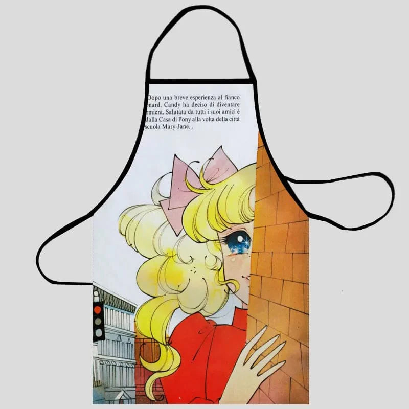 Köksförkläde Oxford i tyg för kvinnor - Städförkläde för hemmet med ficka 3 / 68X95cm