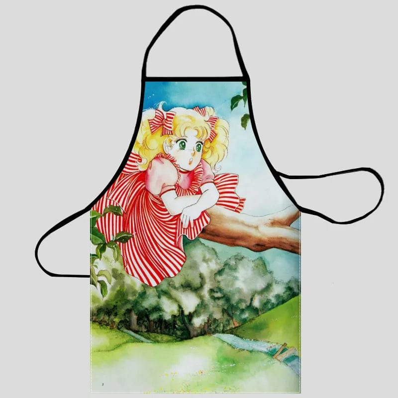 Köksförkläde Oxford i tyg för kvinnor - Förkläde för städning i hemmet med ficka