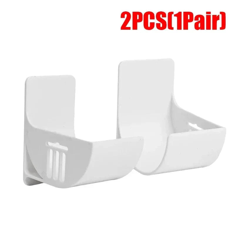 2/6PCS Väggmonterad Sopsäckshållare Soporpåshållare Förvaring Box Organisatör Plastpåse Film Behållare Dispenser För Kökshylla 2PCS (1 par)