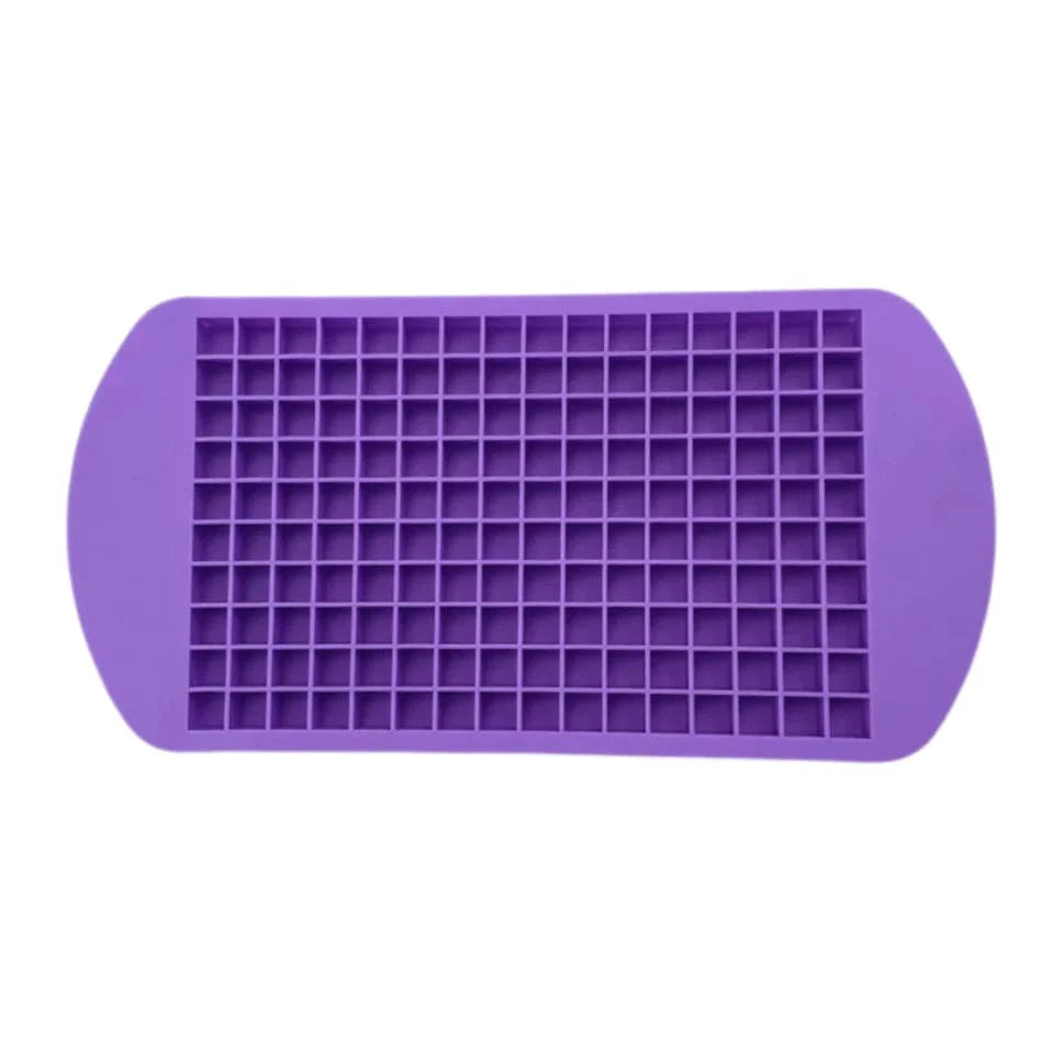 Mini silikon isbitsform 160 fack - Isbitar tillverkning - Grill, Cocktail, Förfriskande Purple-160 Grid