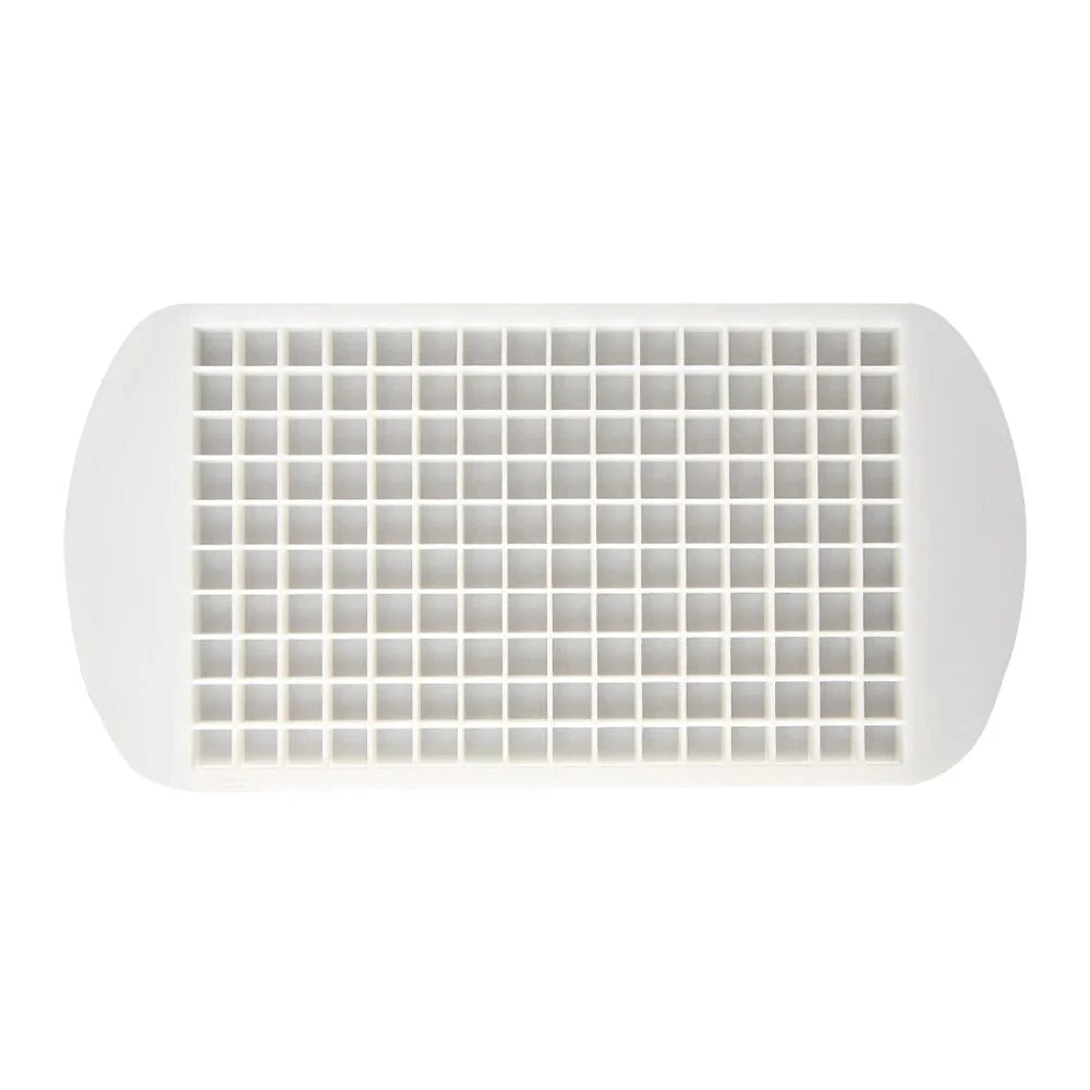 Mini silikonglass med 160 fack - Isbitar i tillverkning - Grill, Cocktail, Uppfriskande White-160 Grid