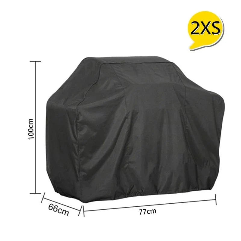 Black Waterproof Rain BBQ Cover Outdoor Grill Cover Weber Heavy Duty Barbacoa Anti Dust Rain Gas Charcoal Electric BBQ Cover 2xs