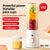 Multifunktionell USB-uppladdningsbar mixer: Juice för frukter, grönsaker, is, smoothie vit