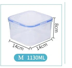 Lunchbox i plast för barn 6 storlekar - Miljövänlig, mikrovågssäker, tät 1130ml