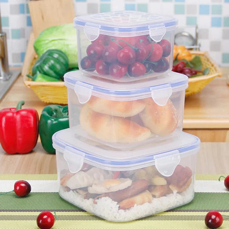 Lunchbox i plast för barn 6 storlekar - Miljövänlig, mikrovågssäker, tät.