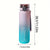 Sportig Plastvattenflaska 500ml - Läckagesäker - För Camping, Vandring, Träning - Födelsedagspresent Pink Cyan Gradient / 1000ml