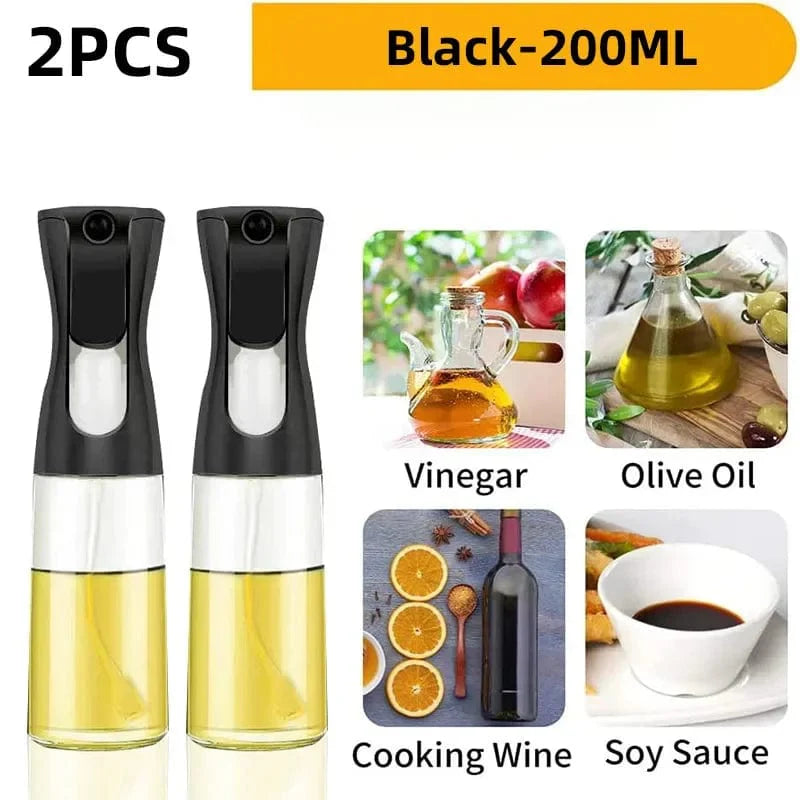 Sprayflaska för ätbar olivolja - Kök - 200/300/500 ML Black-200ml-2PCS