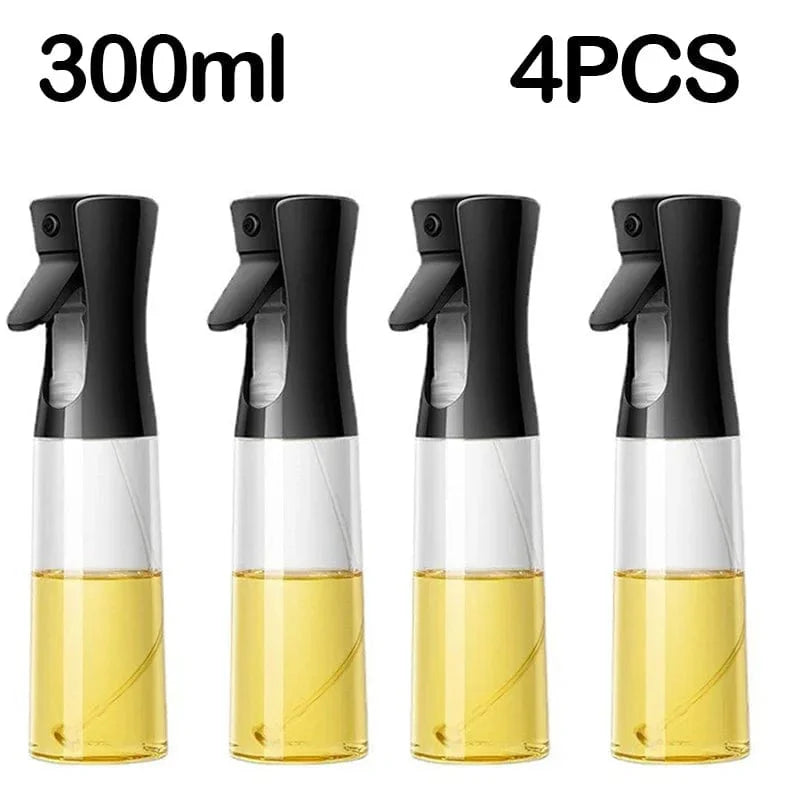 Ätbar olivolja spraysflaska - Kök - 200/300/500 ML Svart-300ml-4PCS