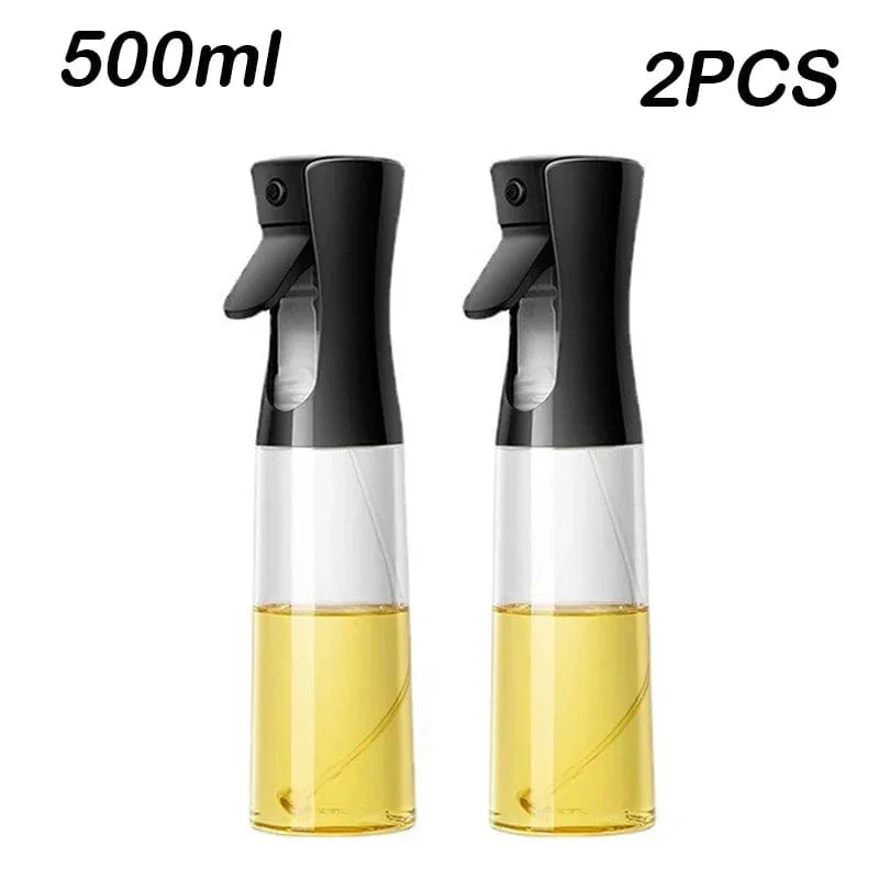 Sprayflaska för ätbar olivolja - Kök - 200/300/500 ML Svart - 500 ml - 2 st