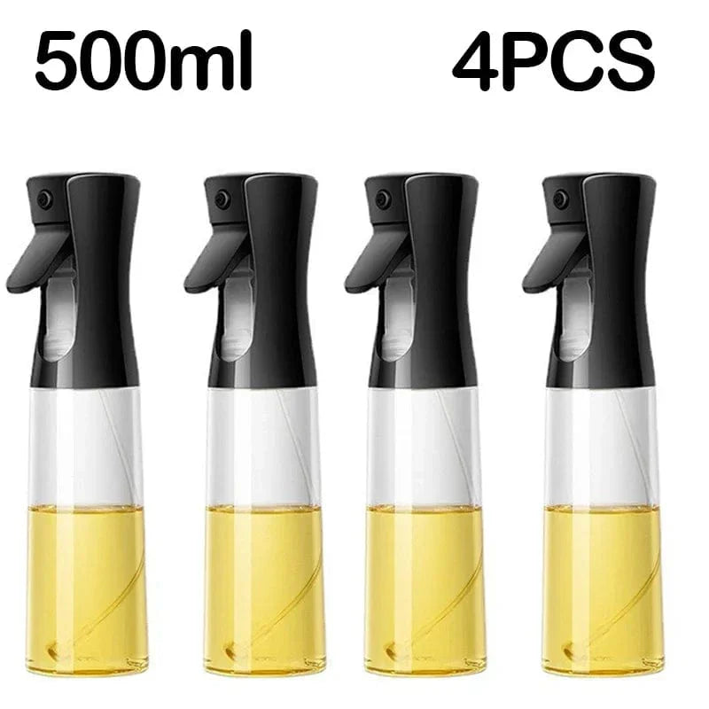 Sprayflaska med ätbar olivolja - Kök - 200/300/500 ML Svart - 500ml - 4ST