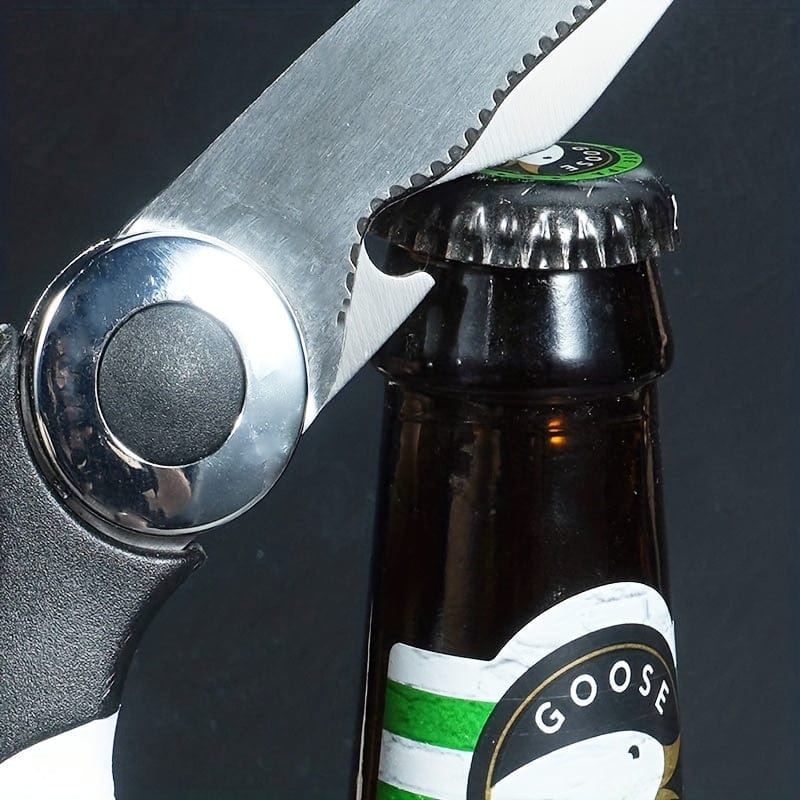 Multifunktionella kökssaxar för fågel i rostfritt stål Thick Multifunctional Kitchen Scissors