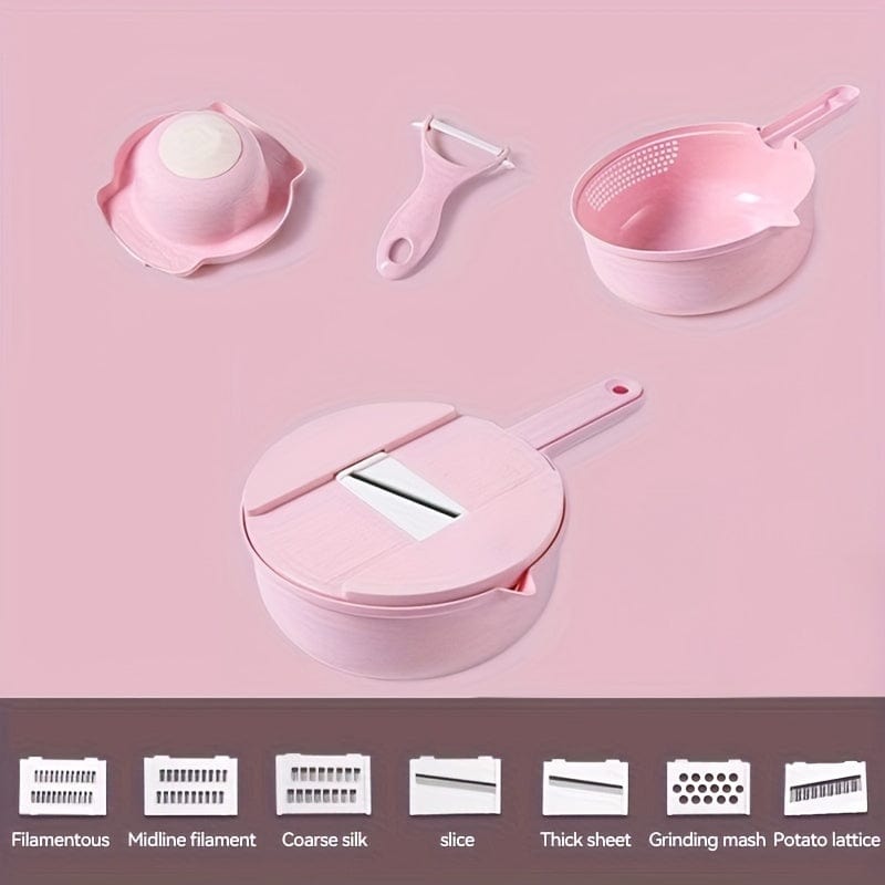 Grönsakshackare 12 i 1 Manuell - Multifunktionell Kökstillbehör - Eid Al-Adha Mubarak