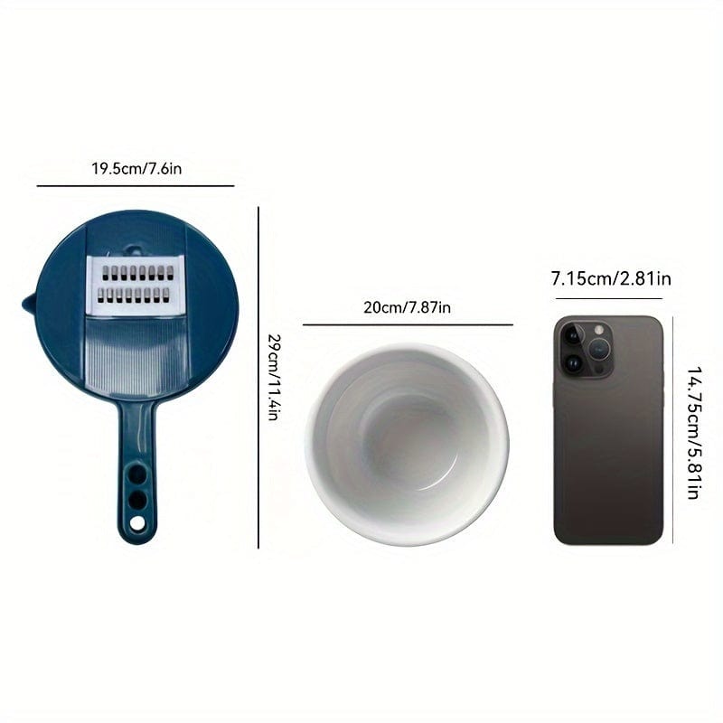 Grönsakshackare 12 i 1 Manuell - Multifunktionell Kökstillbehör - Eid Al-Adha Mubarak