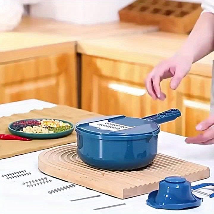 Grönsakshackare 12 i 1 Manuell - Multifunktionell Kökstillbehör - Eid Al-Adha Mubarak