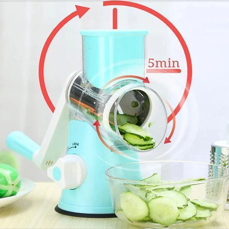 Manuell 3-i-1 grönsaksrivare med spiralizer