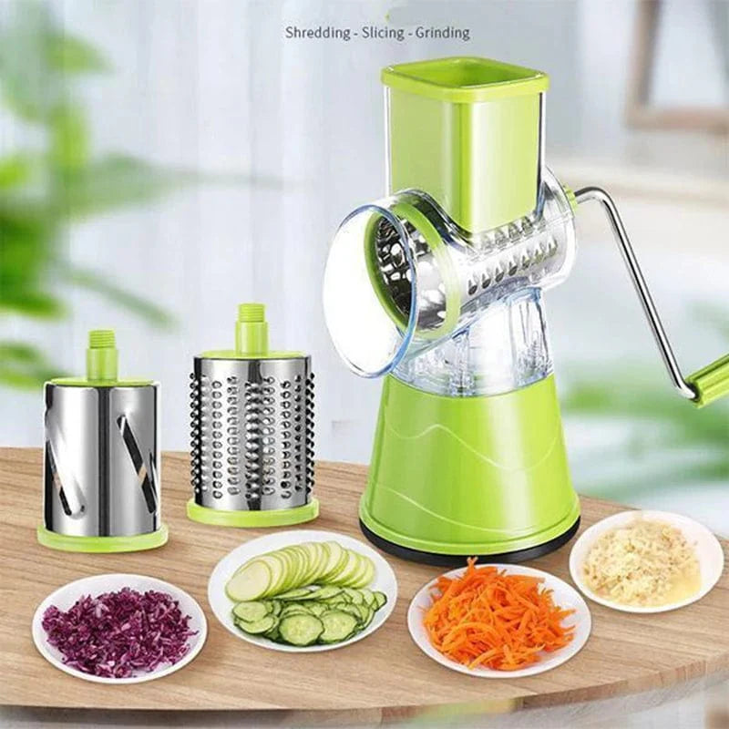 Manuell 3-i-1 grönsaksrivare med spiralizer