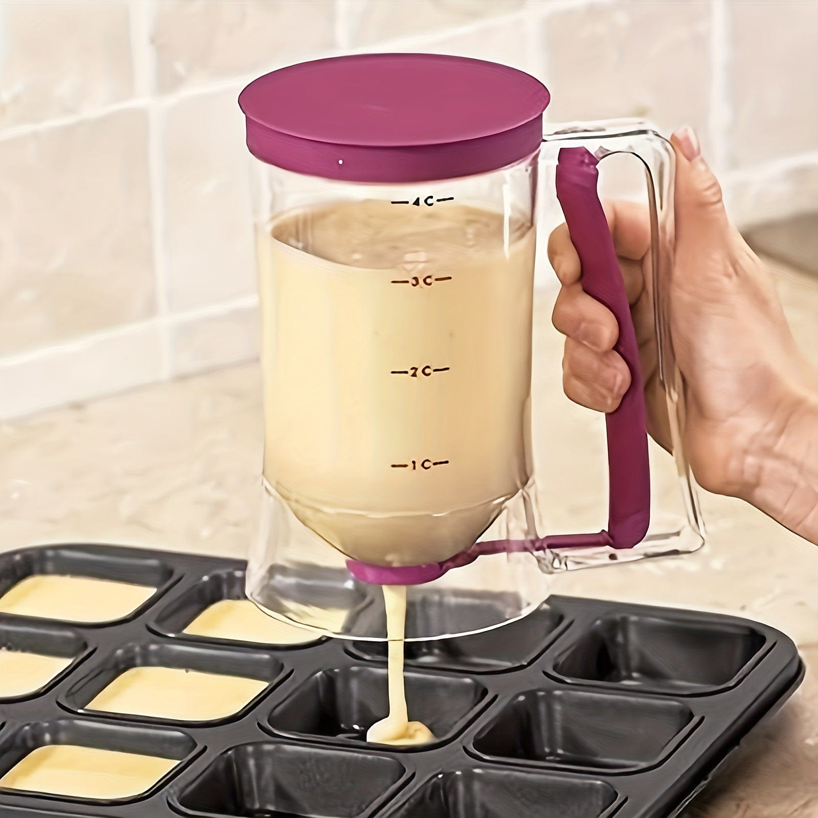 Cupcake-degottare - Batter-separator, Precisionsmått 1st