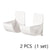 Väggmonterad soppåse-distributör i plast för Kitchen Bath - Set om 4/2 - Fräsch förvaring för soppåsar 2PCS-1 SET