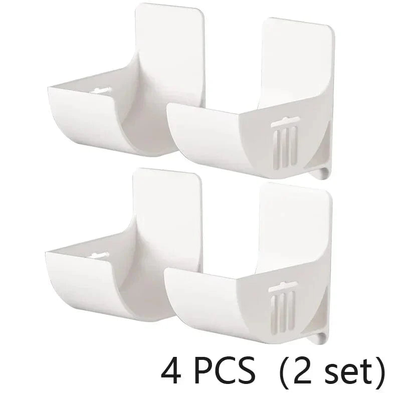 Väggmonterad soppåsksdistributör Kitchen Bath i plast - 4/2 set - Fräsch förvaring för soppåsar 4PCS-2SETS