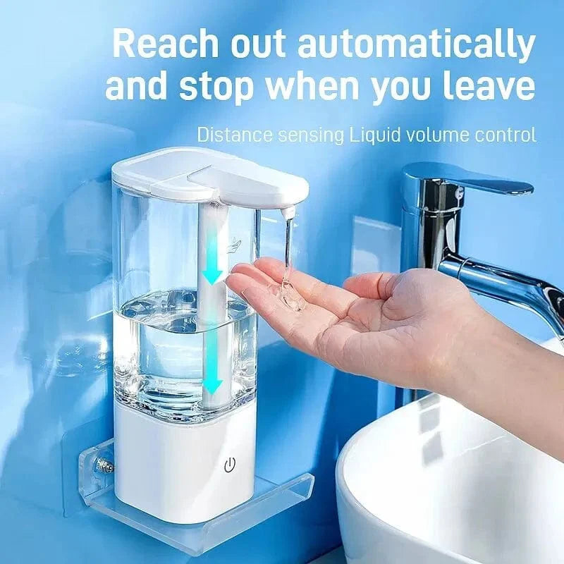 Automatisk Såpdispenser med Intelligent Avståndssensor Vit