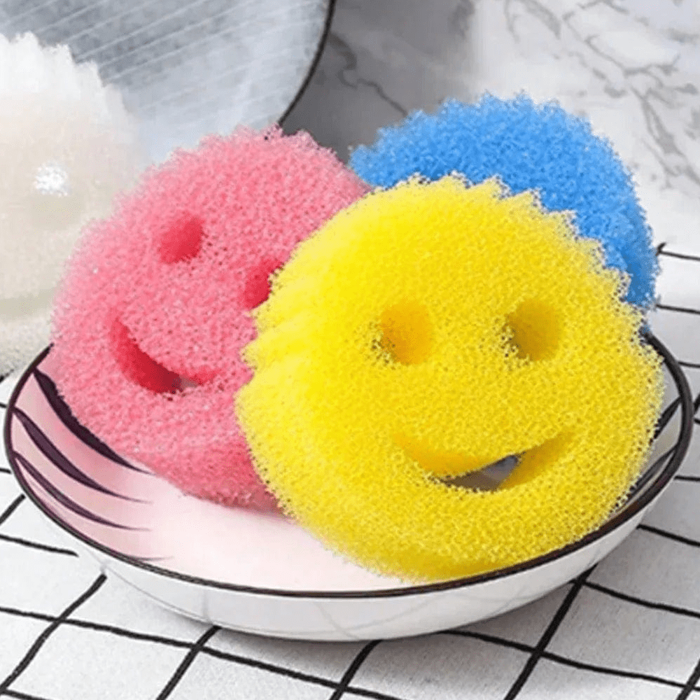 Mirakulösa disktrasor för kök/badrum (3-pack) Blå - Rosa - Gul