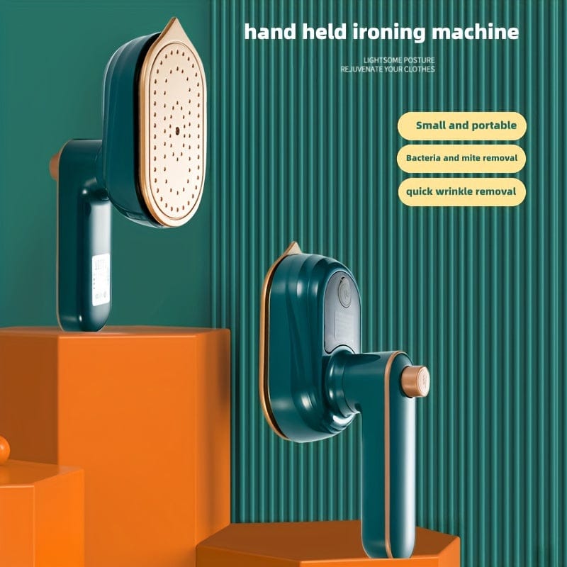 Resebar - Fällbar Ångstrykjärn - 180° Rotation, Professionell Kvalitet, Strömad via Kontaktuttag - Hem och Resa