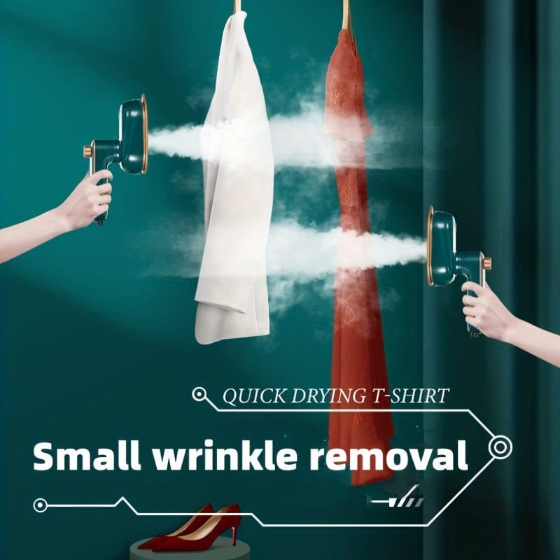 Resebar - Fällbar Ångstrykjärn - 180° Rotation, Professionell Kvalitet, Strömad via Kontaktuttag - Hem och Resa