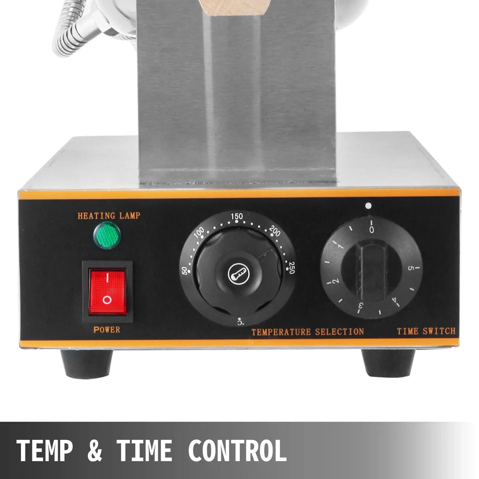 Äggbullejärn i Rostfritt Stål Fyra Våfflor