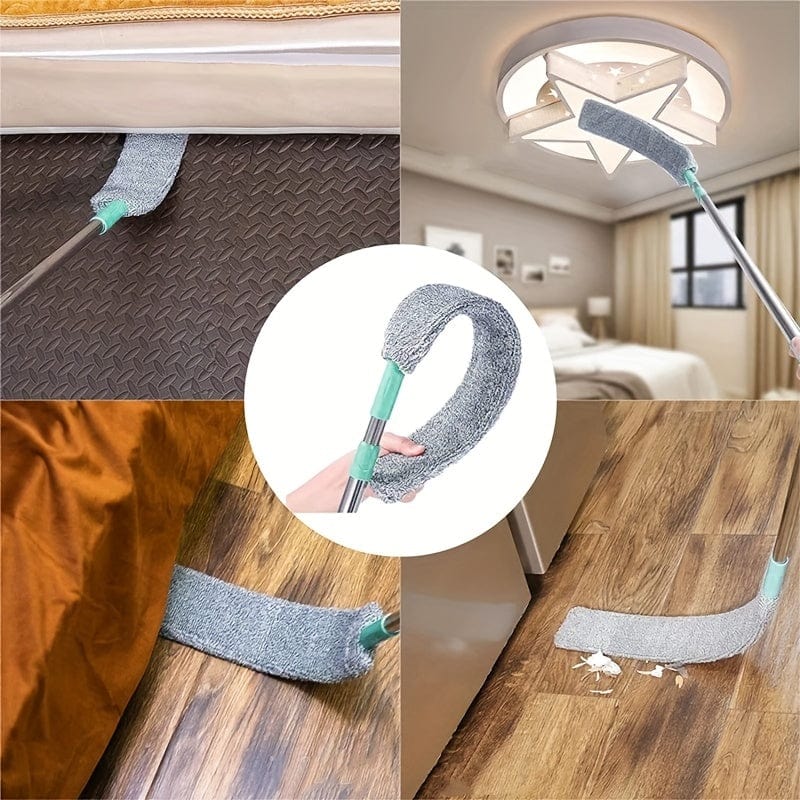 Kit Dammsugare med Mikrofiberhandtag med Teleskopfunktion - Torr och Vått Rengöring för Soffa, Säng, Möbler med 1PC Tyg