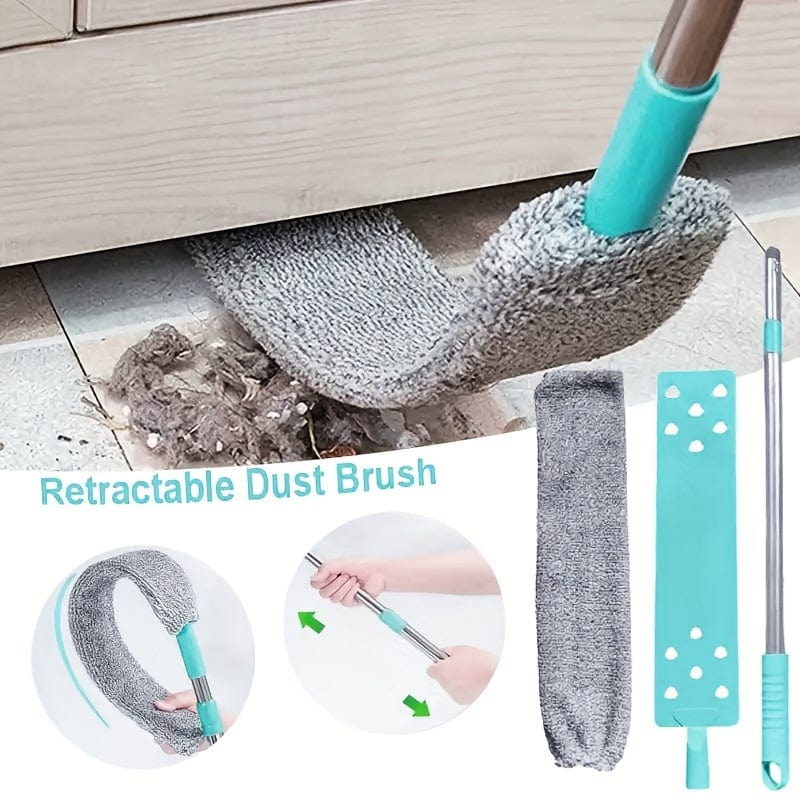 Kit Dammsugare med Mikrofiberhandtag med Teleskopfunktion - Torr och Vått Rengöring för Soffa, Säng, Möbler med 1PC Tyg