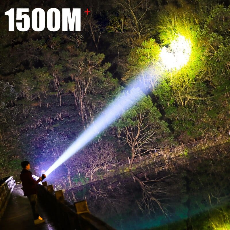 Världens mest kraftfulla ficklampa Blaze Lite Large med handtag / USB