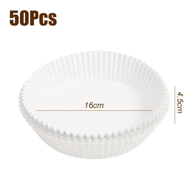 Engångsliner för luftfritös - Mikrovågssäker bakningsaccessoar 16cm B 50st