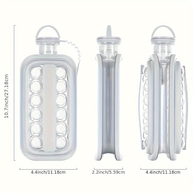 Ismaskin 2-i-1 och Vattenflaska - Praktisk och Bärbar
