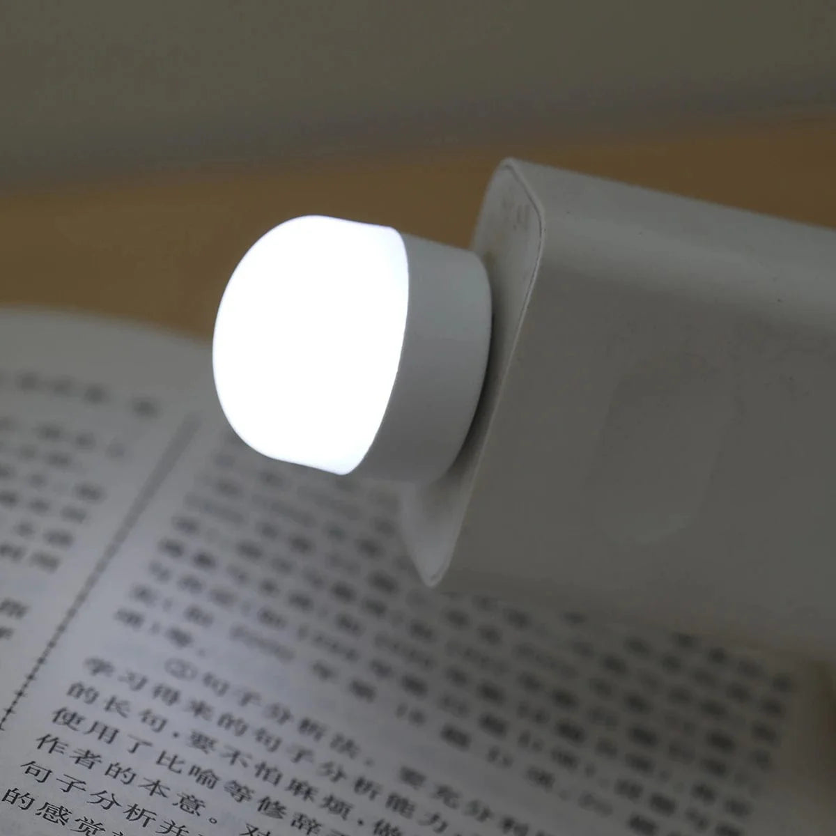 Mini Lampa för Läsning USB Varm Vit Uppladdningsbar 1-10 Stk