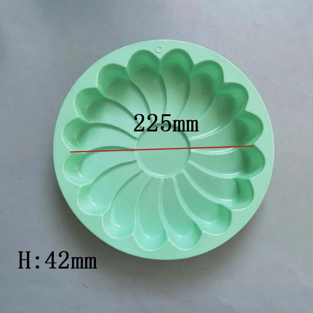 Silicone Kakeform: Blommaform