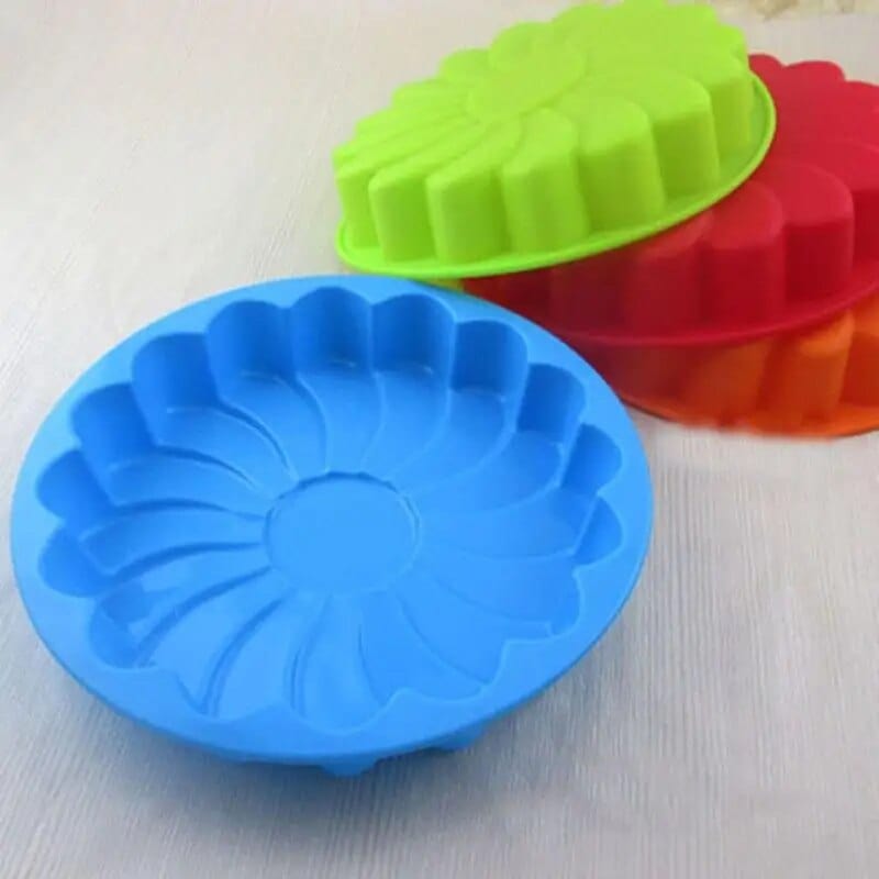 Silicone Kakeform: Blommaform