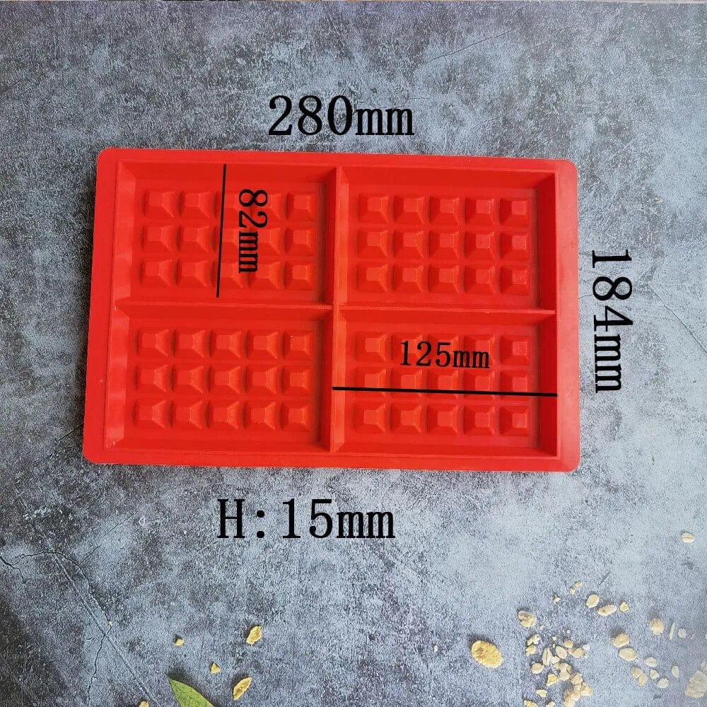 Siliconform för våfflor
