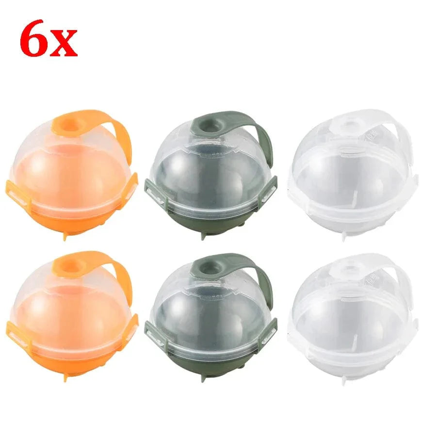 Rund isform för kalla drycker - Set om 3 6 st blandade