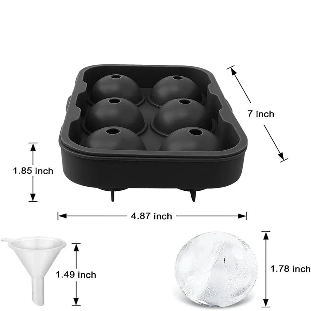 Siliconform för iskulor 3D - Miljövänlig - Pack med 2 YH-263 / KINA