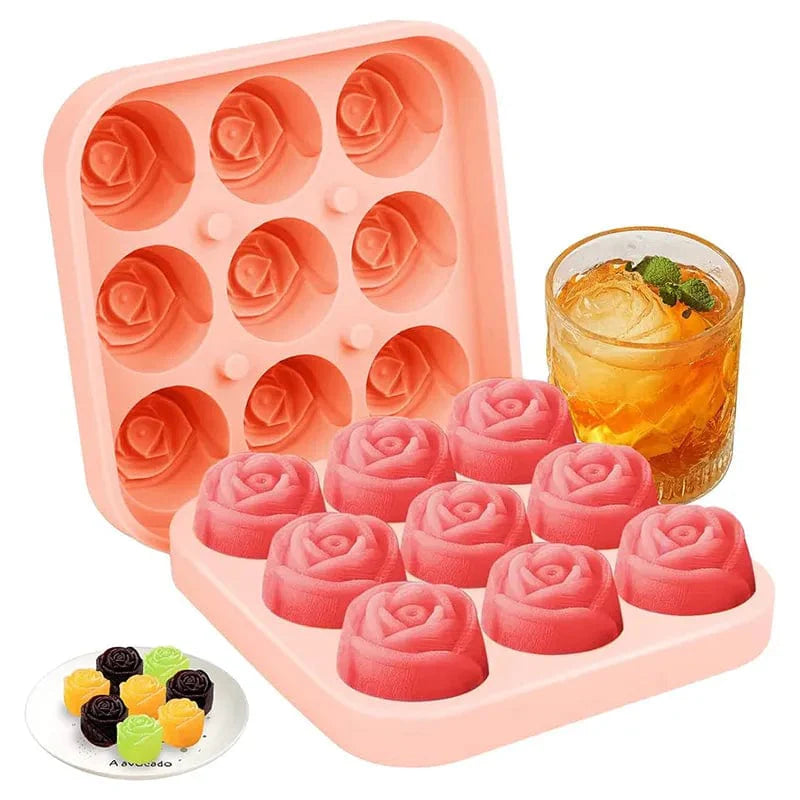 Siliconblommor isblokkar - Rosa FUN BX275-PK