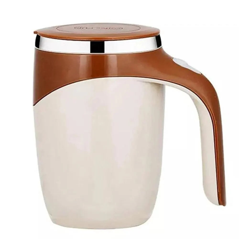 Magnetisk Rörande Mugg - Automatisk Kaffe Tasse med Snurrande Lazy Milkshake 301 400ml / kaffe G494B