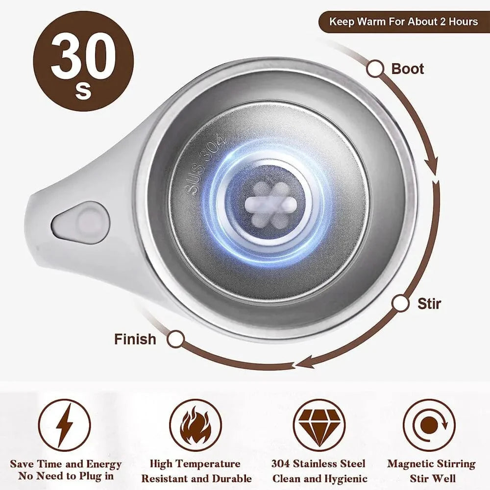 Magnetisk Roterande Mugg - Automatisk Kaffe Tasse för Lata Milkshakes