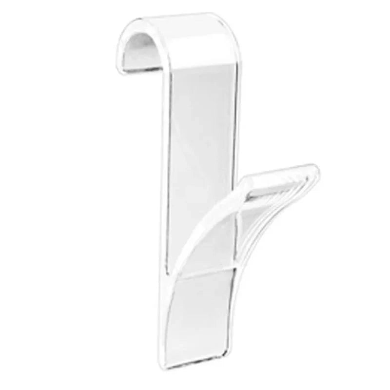 Organizer för badrumsradiator i transparent vitt - Eco-Friendly Transparent Klädhängare 1 st